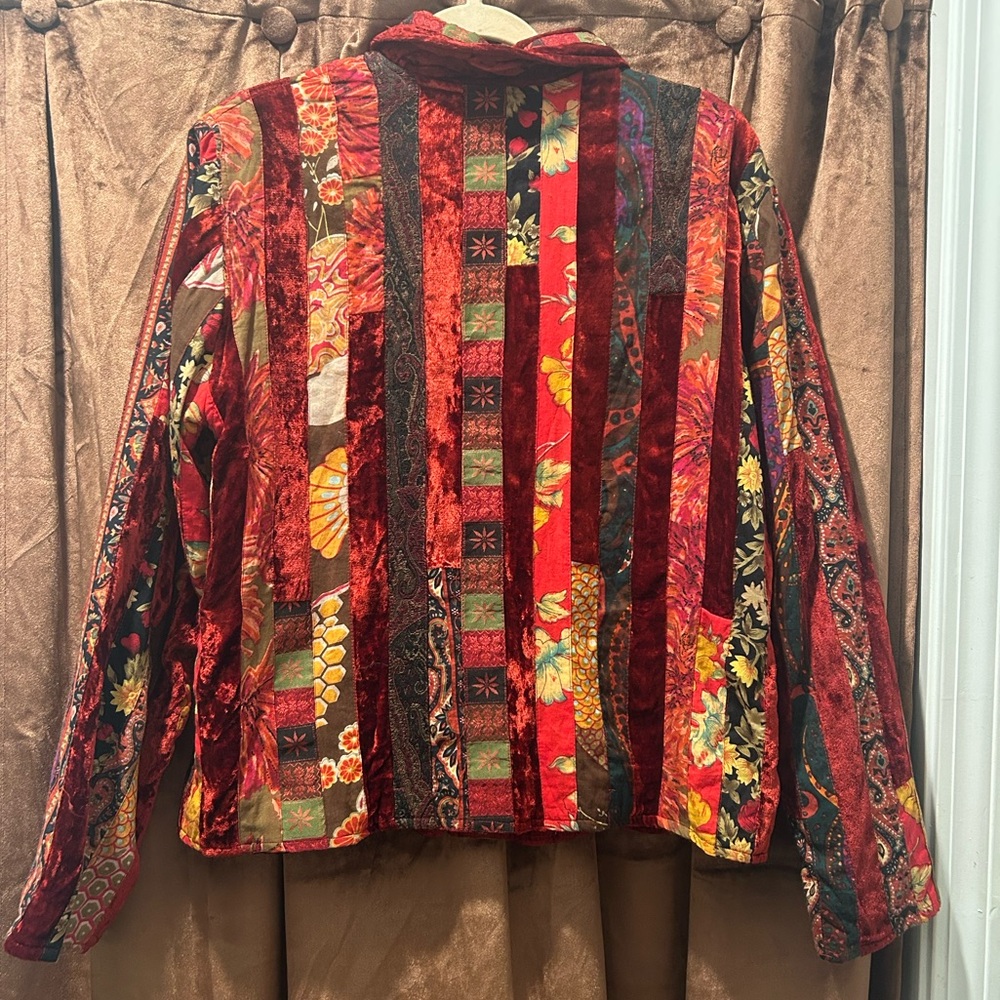 Coldwater Creek 90s Patchwork Jacket - image 4